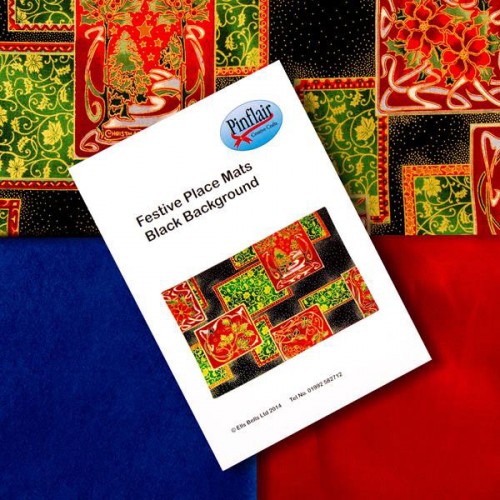 105SP23 Festive Place Mats Blackground